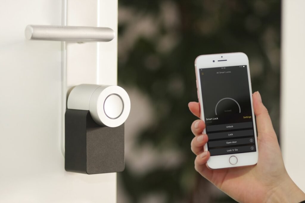 Secure front door lock and home entry security