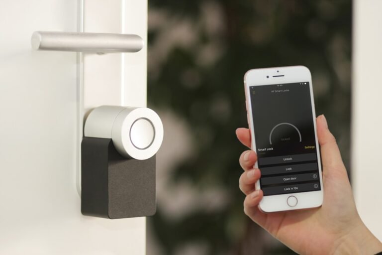 Secure front door lock and home entry security
